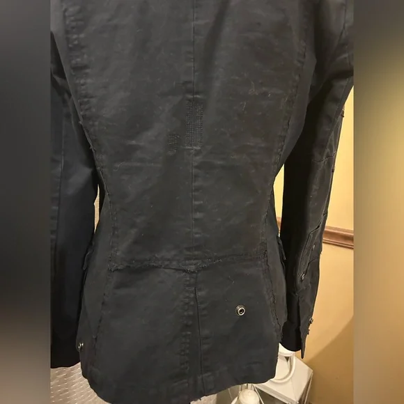 Zadig & Voltaire Virginia Grunge Military Skull Utility Jacket - Picture 5 of 11